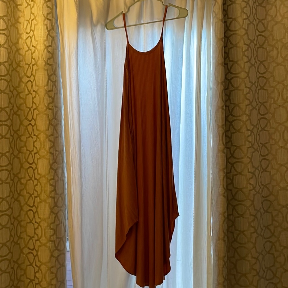 Long orange Carly Jean dress XS